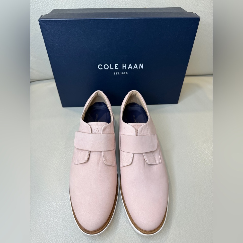 Cole haan GRANDEVOLUTION VELOX IN PEACH BLSH NUB/WHT